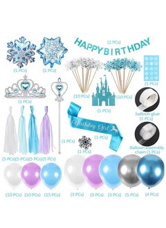 Brain Giggles Brain Giggles Frozen Theme Birthday for Kids Party Decoration  - Image 2