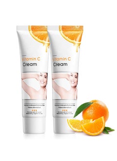 2PCS Vitamin C Skin Moisturizing Cream for Body for Underarms Knees Neck Elbows