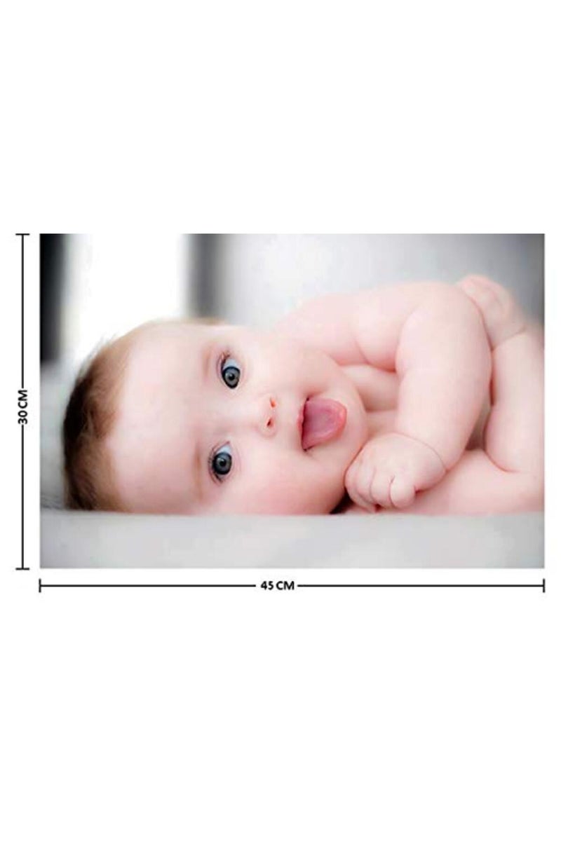 MANIAL HD Cute Baby Gloss Laminated Wall Posters (Combo Set of 4, 300GSM, 12x18in, Multicolor) - Image 5