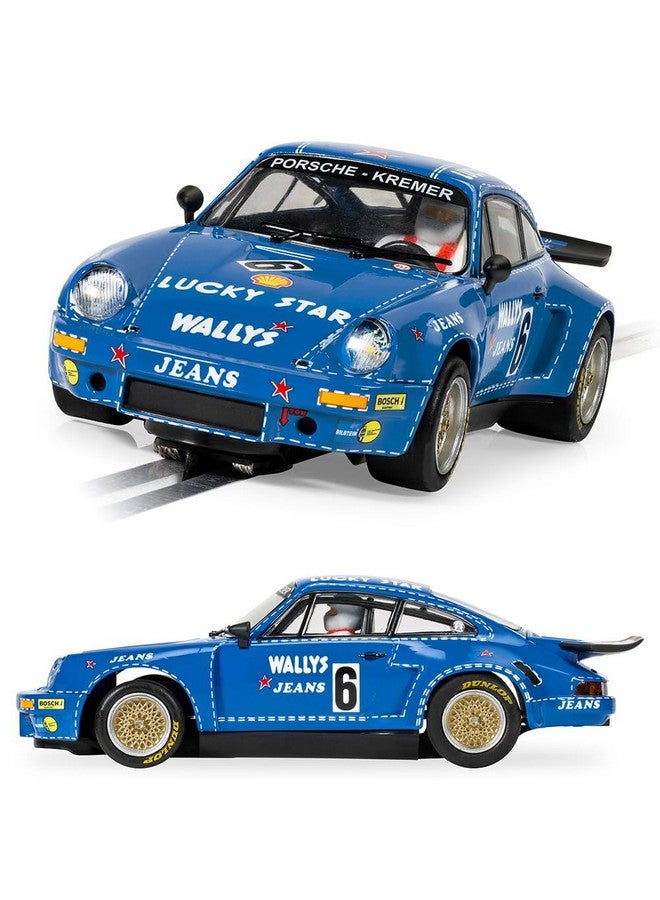 Scalextric Porsche 911 Carrera RSR 3.0 Wally's Jeans #6 1:32 Slot Race Car C4398 - Image 2