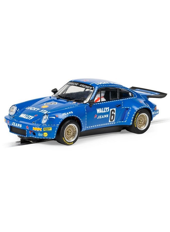Scalextric Porsche 911 Carrera RSR 3.0 Wally's Jeans #6 1:32 Slot Race Car C4398 - Image 1