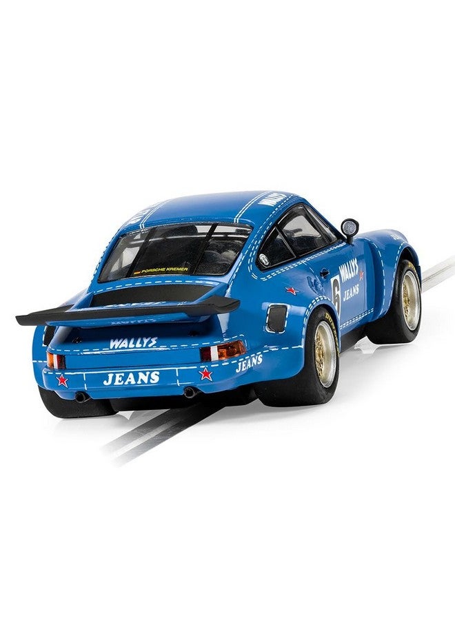 Scalextric Porsche 911 Carrera RSR 3.0 Wally's Jeans #6 1:32 Slot Race Car C4398 - Image 3