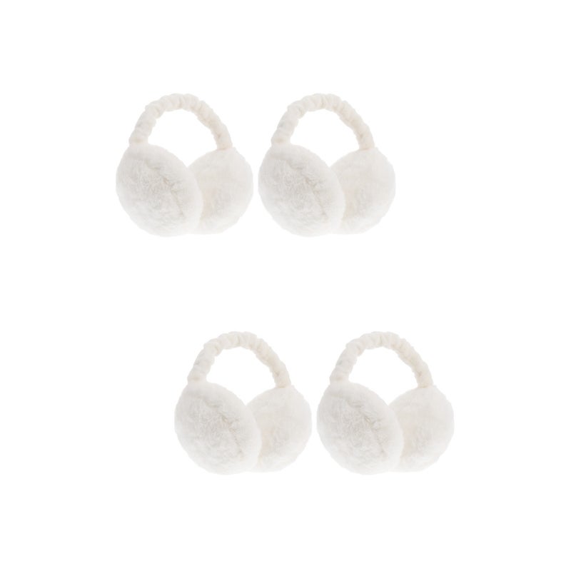 4 pcs Ear Muff Winter Outdoor Earmuff Plush Ear Cover Ear Warmer Skiing Accessory - Image 1