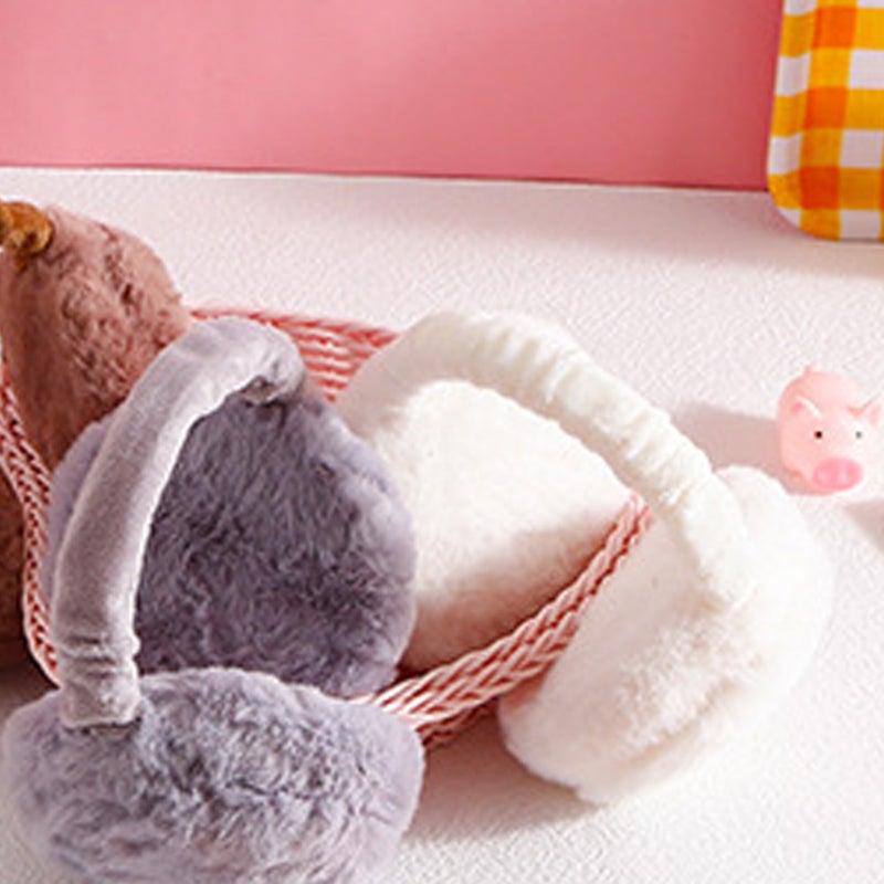4 pcs Ear Muff Winter Outdoor Earmuff Plush Ear Cover Ear Warmer Skiing Accessory - Image 2