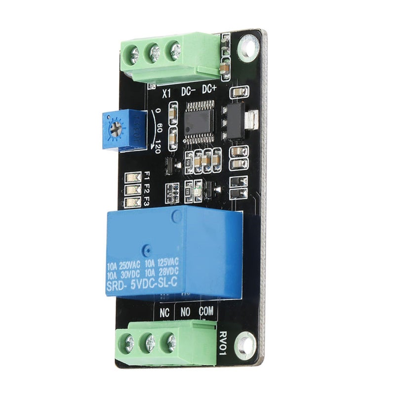 DC 5V 12V 24V وحدة توقيت التتابع تأخير تشغيل إيقاف تشغيل مفتاح الزناد القفل الذاتي - Image 3