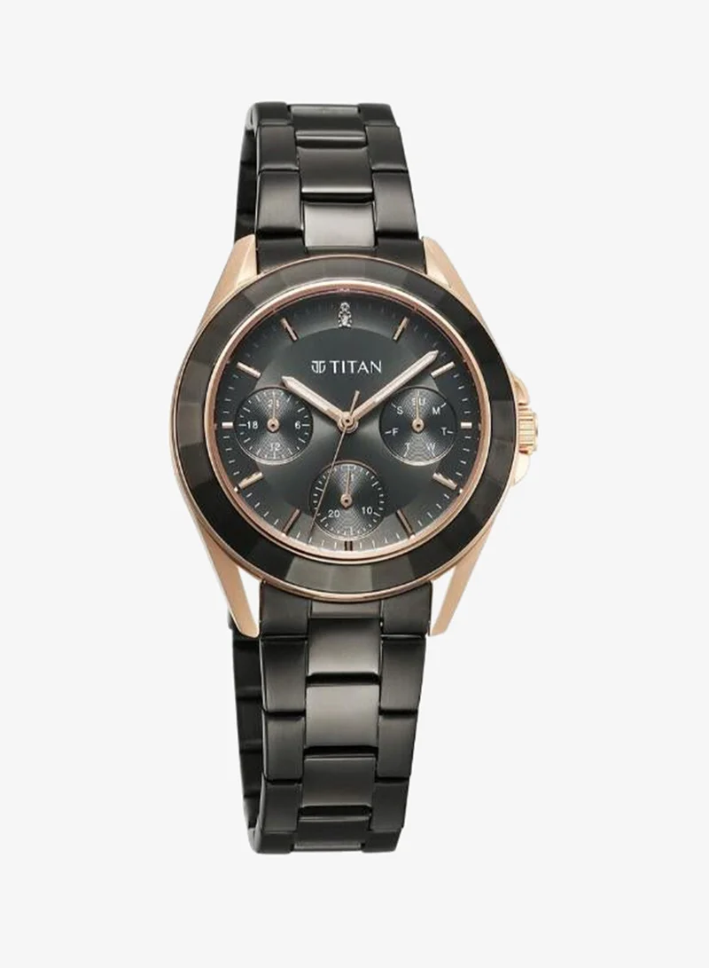 Titan Women's Stainless Steel Analog Watch 95315KM02 - 33 mm