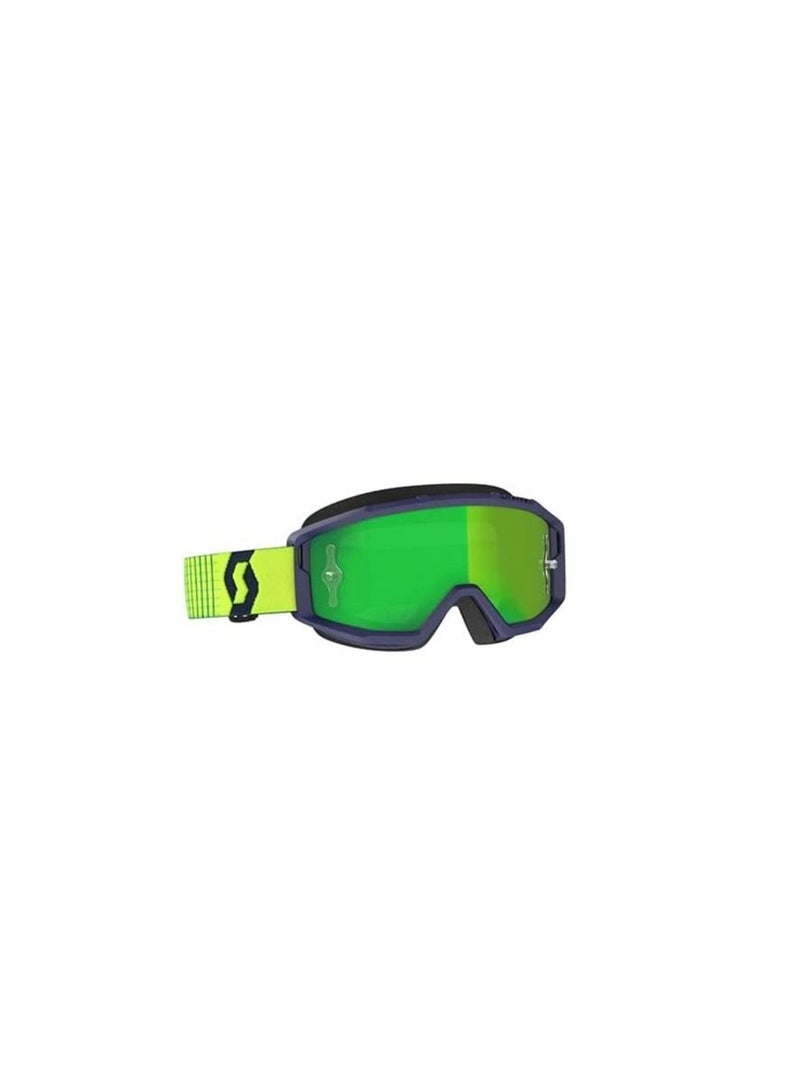 Scott Primal Goggle Blue / Yellow / Green Lens Chrome Works - Image 1
