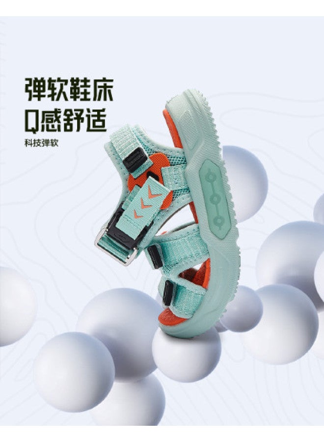 Balabala Magnetic Buckle Sandals For Boys, Beach Shoes, Sports Sandals For Girls, Breathable Summer Kids' Shoes With Sweat Absorption, Versatile Children's Athletic Sandals - Image 1