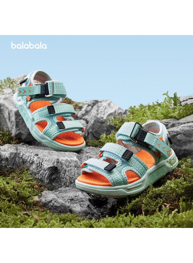 Balabala Magnetic Buckle Sandals For Boys, Beach Shoes, Sports Sandals For Girls, Breathable Summer Kids' Shoes With Sweat Absorption, Versatile Children's Athletic Sandals - Image 3
