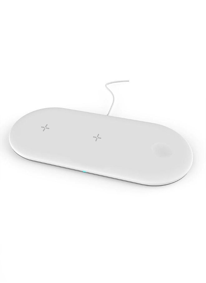 CATANES - iPhone 15 Plus Charging Station 3 in 1 Faster Mag-Safe Qi Wireless Charger Stand Wireless Charging Pad for iPhone 15 for iWatch Ultra2 Ultra 8/7/SE/6/5/4/3/2/1 Pods pro/2/3 - Image 1