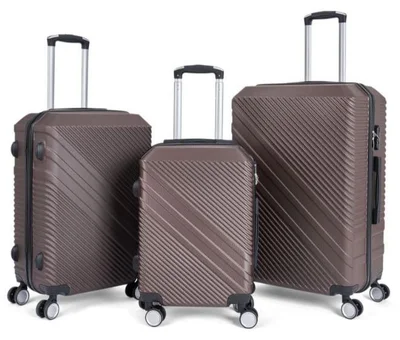 LIMRA A travel bag set consisting of 3 luggage bags brown/black