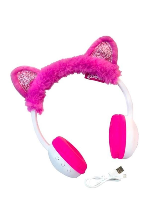 Barbie Fluffy Bluetooth Headphones - Image 1