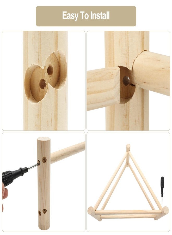 Qinfly 16.5" Extra Long Baby Chicken Perch Toys Supplies,Double-Sided Flip Chick Roosting Bar for Brooder, Chick Starter Kit for Coop Accessories - Image 4