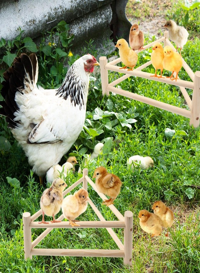Qinfly 16.5" Extra Long Baby Chicken Perch Toys Supplies,Double-Sided Flip Chick Roosting Bar for Brooder, Chick Starter Kit for Coop Accessories - Image 5