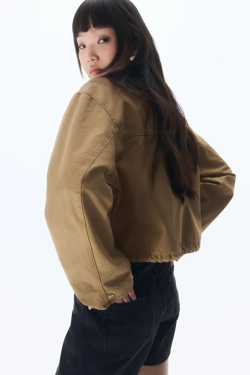 اتش اند ام جاكيت قطن قصير