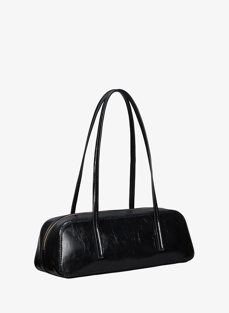 CALVIN KLEIN Foil Logo Glossy Shoulder Bag - Image 2