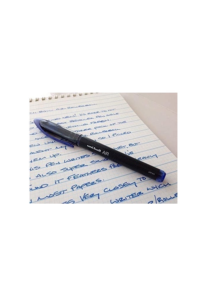 Uniball Uni-ball Air Micro 188M Set of 4 Blue Rollerball Pens - Image 5