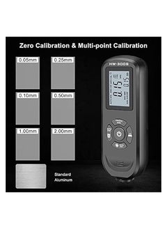 PROMASS Car Paint Tester - Coating Thickness Gauge with Digital LCD Backlight Coating Depth Detector Measuring Paint Depth  - Image 4