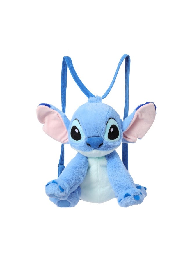 Miniso - A playful Stitch plush backpack, designed for kids and fans of Disney's Lilo & Stitch. - Image 1