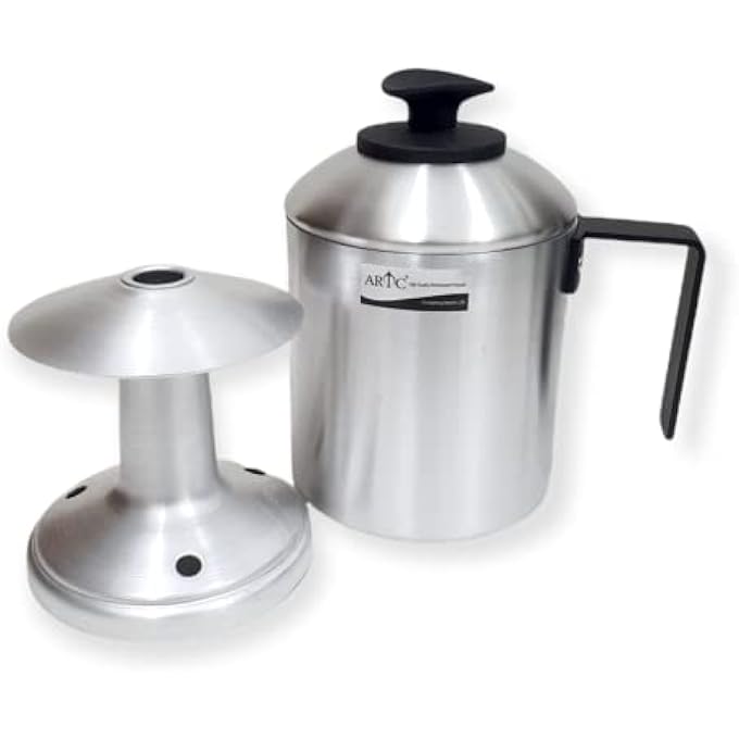 rayihni Aluminium Karak Chai Tea Pot Arabic Qahwa Boiler Jug Qahwa Brewer 2 Ltr - Image 1