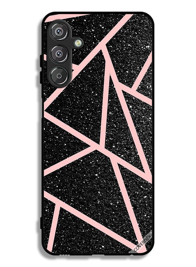 Covernex Samsung Galaxy M15 5G Protective Case Cover Glitters & Paths Pattern - Image 1