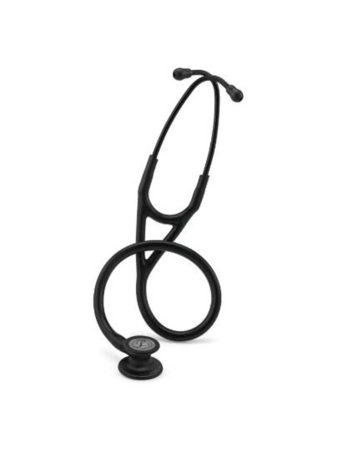 ثري أم ليتمان 3M Littmann Stethoscope ، علم القلب IV 27 بوصة أنبوب أسود صدر أسود 6163 - Image 3