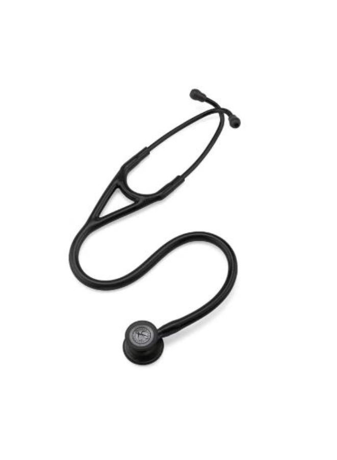 ثري أم ليتمان 3M Littmann Stethoscope ، علم القلب IV 27 بوصة أنبوب أسود صدر أسود 6163 - Image 2