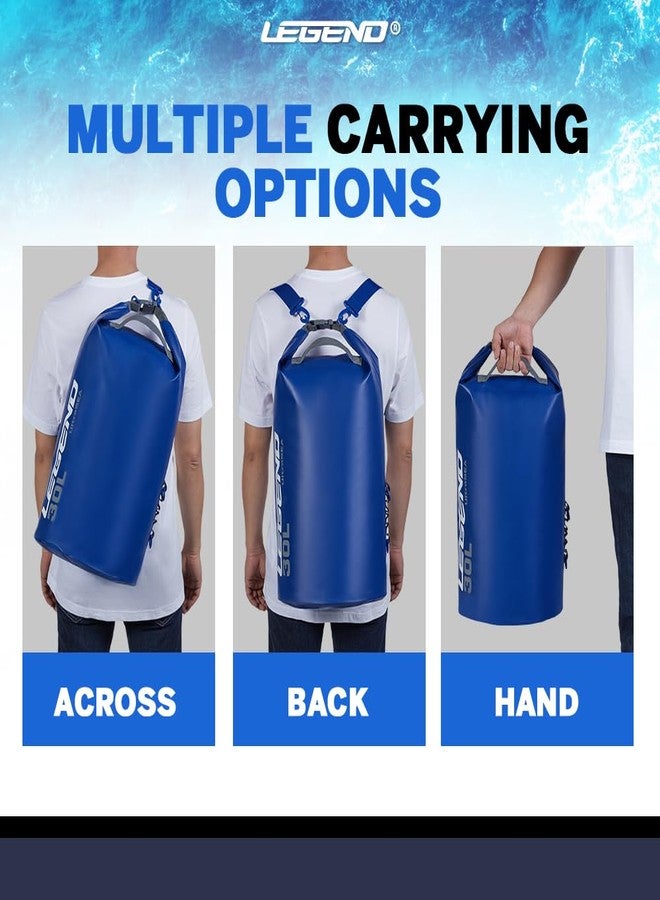 Legend UltraSEA Waterproof Dry Bag 5L/10L/20L/30L - Drybag Waterproof Bag for Kayaking, Swimming & Travel, Roll Top Floating Dry Bag, Lightweight Dry Sack for Boating, Rafting and Beach - 20L Blue - Image 5