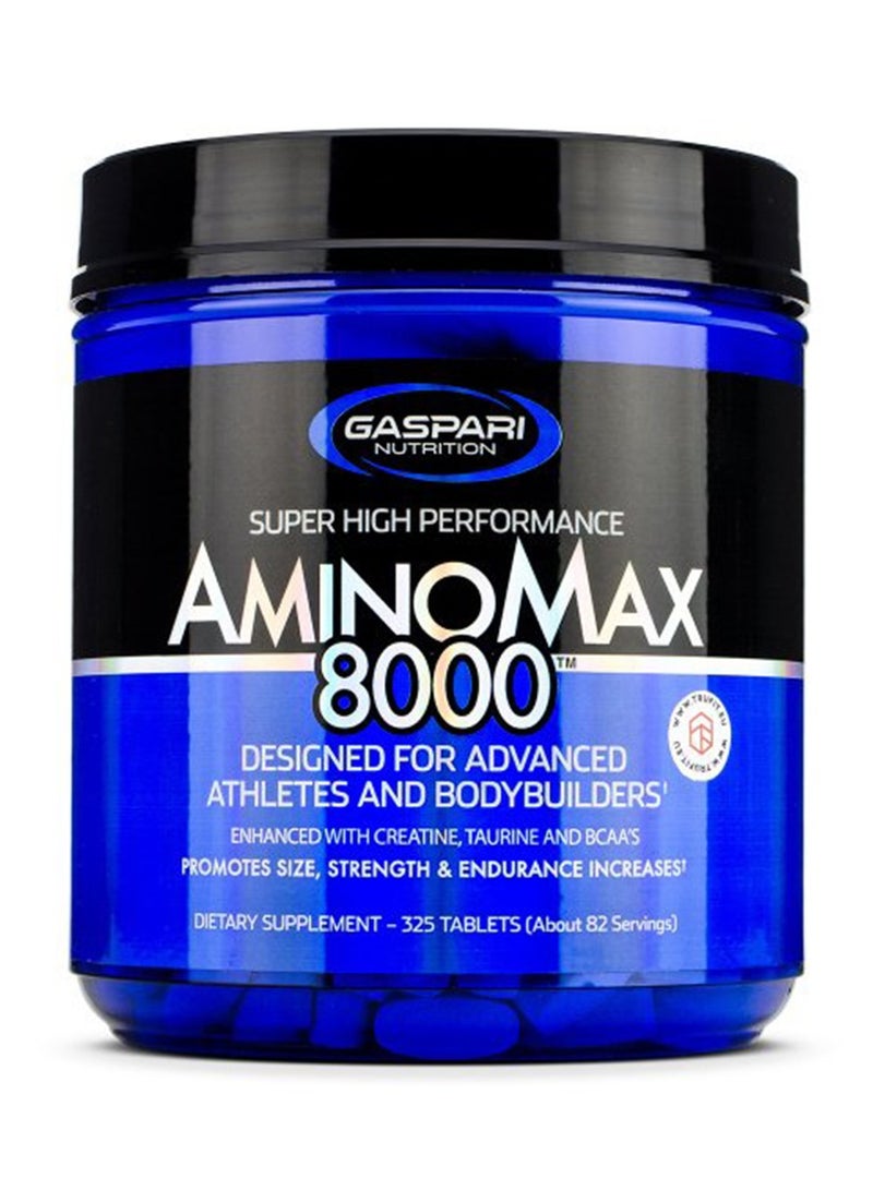 Gaspari Nutrition GASPARI Amino Max 8000 82 Servings 325 Tablets - Image 1