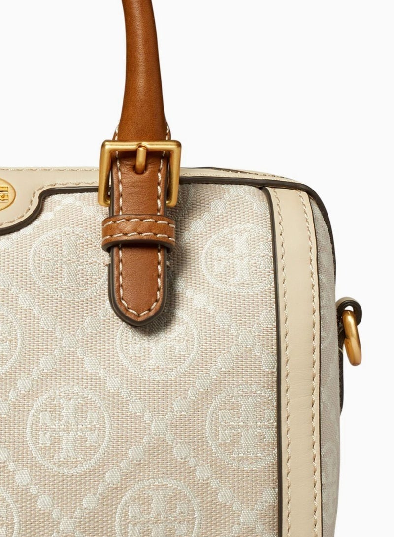 Burch TORY BURCH T Monogram Jacquard Barrel Bag Big TB bag - Image 4