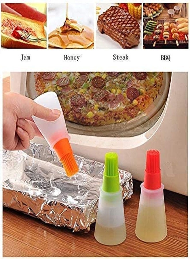 Moral_Silicon Oil Bottle Brush Liquid Oil Pen Cake Butter Bread Pastry Brush Baking Tool (Set of 2) - Image 2