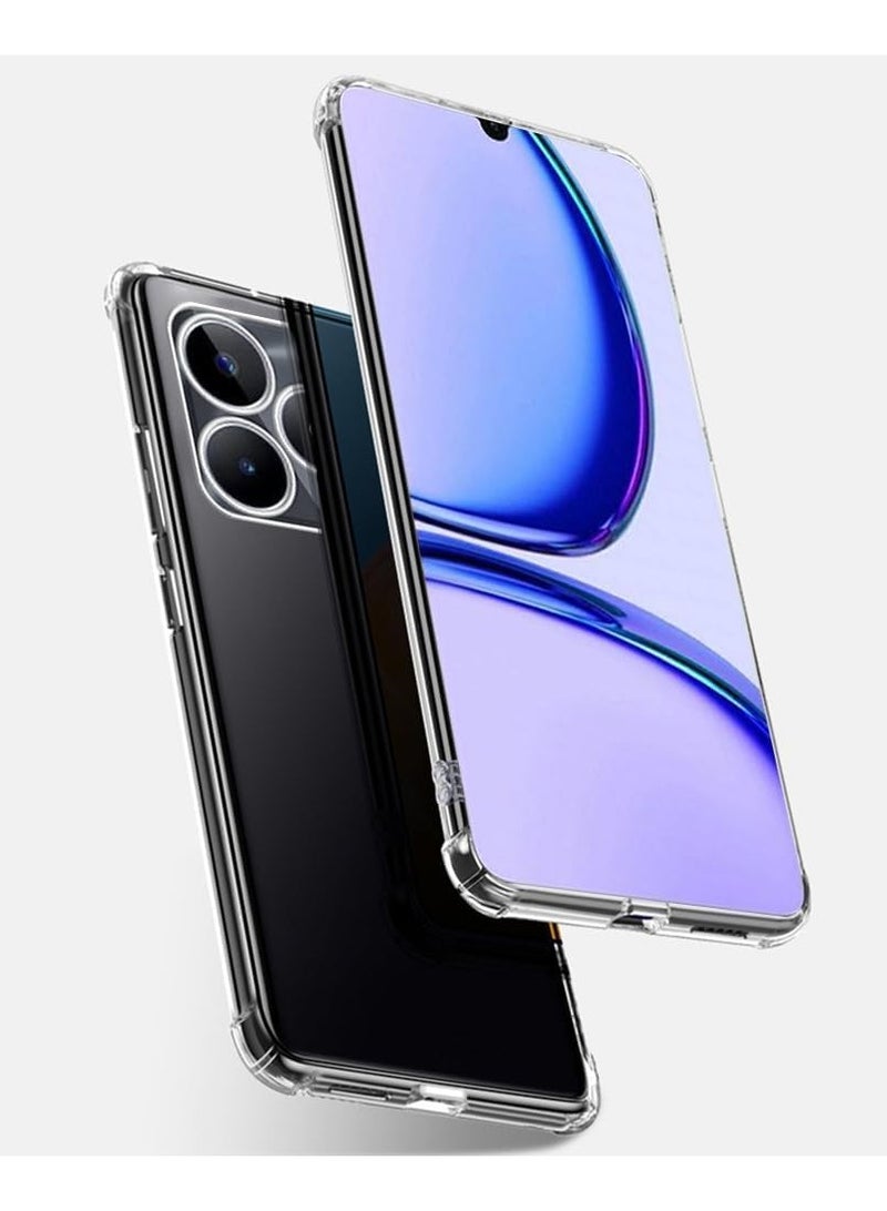 Silicone Case Compatible with Realme C53/C51/note 50 Case Protective Case Shockproof Anti Fall Anti Scratch Soft TPU Silicone Cover Premium Transparent  - Image 4