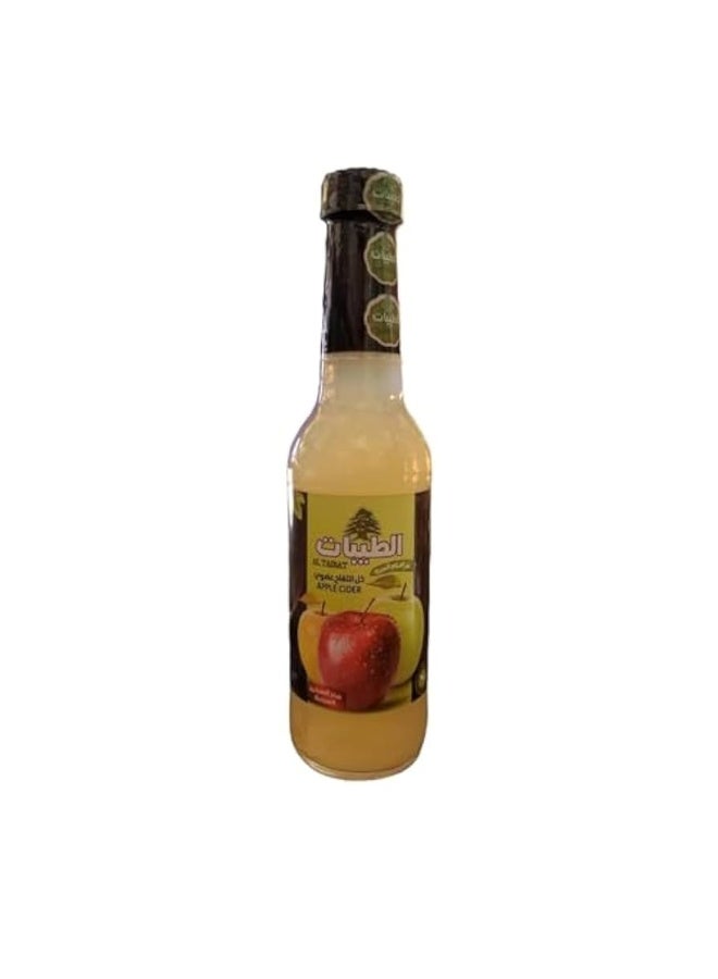 altayebat Al Tayebat Pure Organic Apple Vinegar 330ml Raw Unfiltered - Image 1