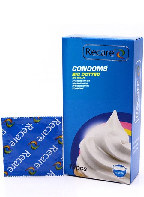 Pack of 12 Dotted Condoms