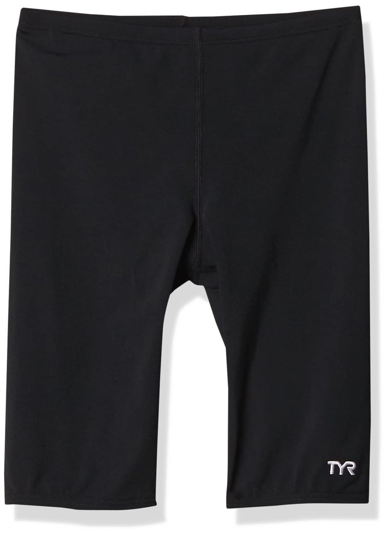 TYR BOYS' DURAFAST ONE JAMMER SWIMSUIT, 22, Black - Image 4