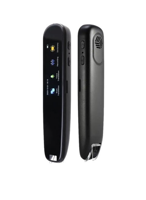 Offline Translation Pen, Intelligent Scanning Instant Voice Translator Pen, 123 Languages Translation Scanning Reading Pen, Smart Recording Text To Speech Device For Students And Teachers, (Black)