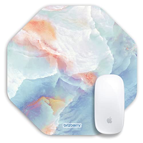 ARTBRIZ® Brizberry Art-Pro Mouse Pad, Optimised for Speed and Precision, Premium Anti Skid Rubber Base, for Office Desktop Laptop PC Mac, 240mm x 240mm x 3mm (203O - Pack of 1) - Image 1