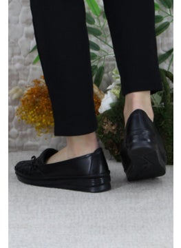 Fort Safir 1292 Black Orthopedic Mother Shoes Classic Shoes Women's Casual Shoes  - Image 4