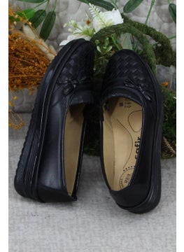Fort Safir 1292 Black Orthopedic Mother Shoes Classic Shoes Women's Casual Shoes  - Image 5