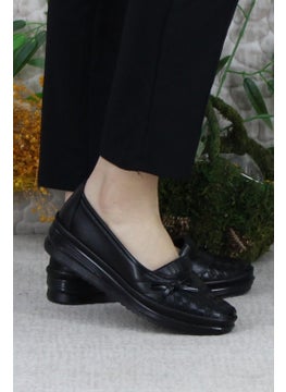 Fort Safir 1292 Black Orthopedic Mother Shoes Classic Shoes Women's Casual Shoes  - Image 1