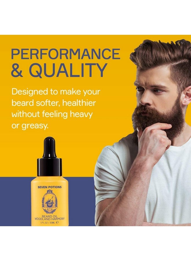 Seven Potions Beard Oil 1 Fl Oz By Seven Potions. Sweet And Woody Scented Beard Softener. Stops Beard Itch. Natural Vegan Beard Conditioning Oil. Contains Jojoba Oil (Woodland Harmony) - Image 5