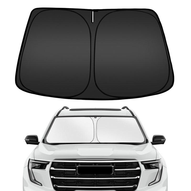 ARISMOTOR Windshield Sun Shade for GMC Acadia 20242025 2026 Custom Fit Foldable Front Window Sunshade Sun Visor Protector Block UV Rays Keep Your Car Cooler