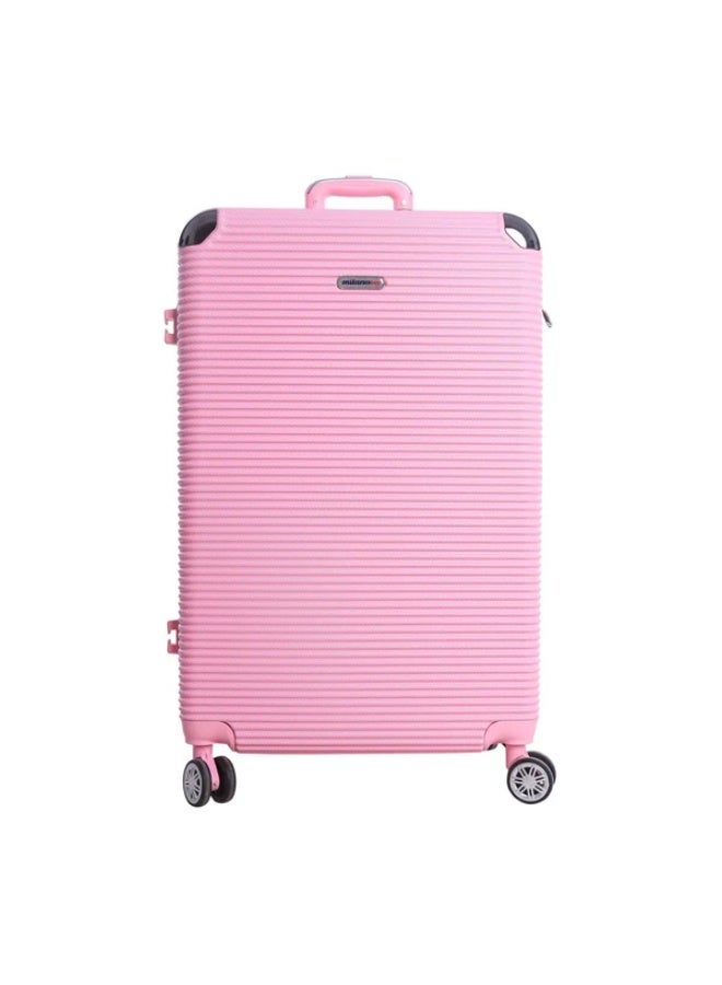 milano Abs Luggage Trolley Bags size 24 (pinK) - Image 1