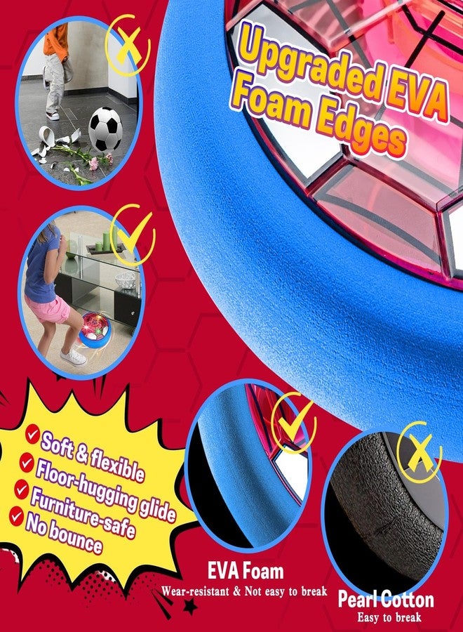 SUYUKI Hover Soccer Ball for Kids Boys, Spider Soccer Toys for Boys 4 5 6 7 8 9 10, Indoor Boy Toys with Led Lights and Foam Cushion Spider Hover Football Air Power Football - Image 3