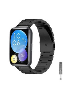 Generic Metal Bracelet for Huawei Watch Fit 2 New Bracelet, Huawei Watch Fit 2 New Adjustable Stainless Steel Replacement Bands Bracelet  - Image 1