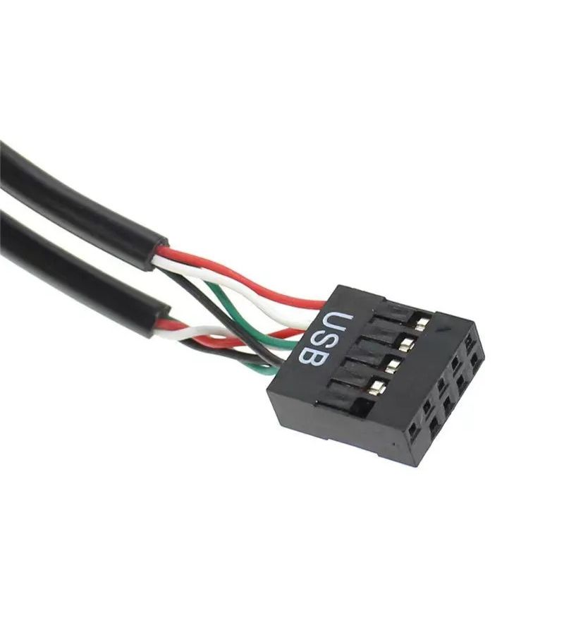 كابل تمديد مقسم رأس اللوحة الأم USB 9 سنون من 1 إلى 4 مهايئ 0.3 متر - Image 3