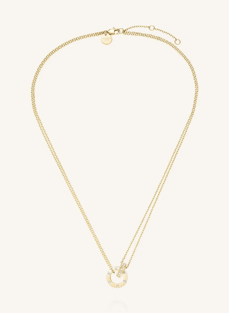 Rosefield  Love Connection Pendant Necklace, Gold Plated for Women | Best Price UAE