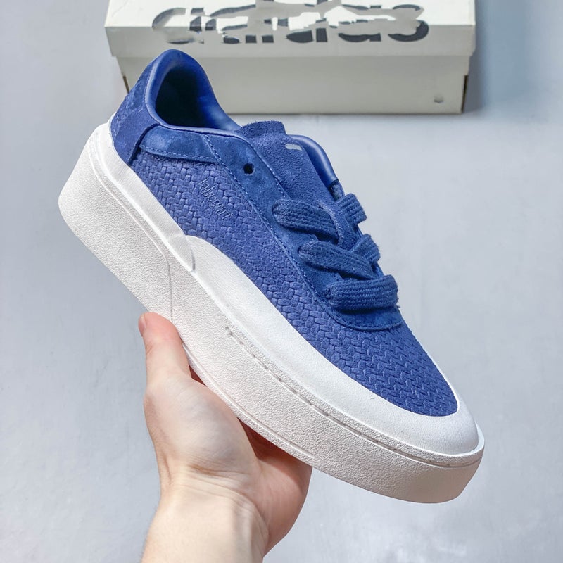 Gu Lai LABCOURT Casual Sneakers for Men and Women – Suede Thick Sole Comfortable Lace-Up Shoes, Breathable Leather Upper, All-Season - Image 1