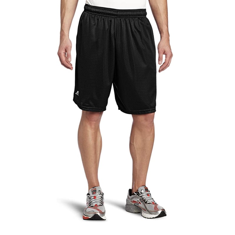 Russell Athletic Men's Mesh Short with Pockets, Black, Large, 651AFM1 - Image 1