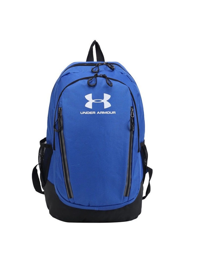 اندر ارمر 【موسم المدرسة】 حقيبة ظهر مدرسية ذات سعة كبيرة بسحاب ومطبوعة، حقيبة ظهر كلاسيكية للطلاب، حقيبة ظهر للكمبيوتر المحمول، حقيبة ظهر ملونة - Image 1